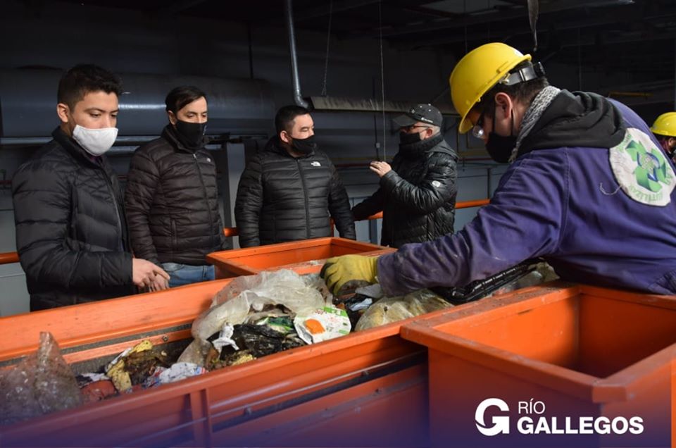 Grasso visitó la planta de reciclaje