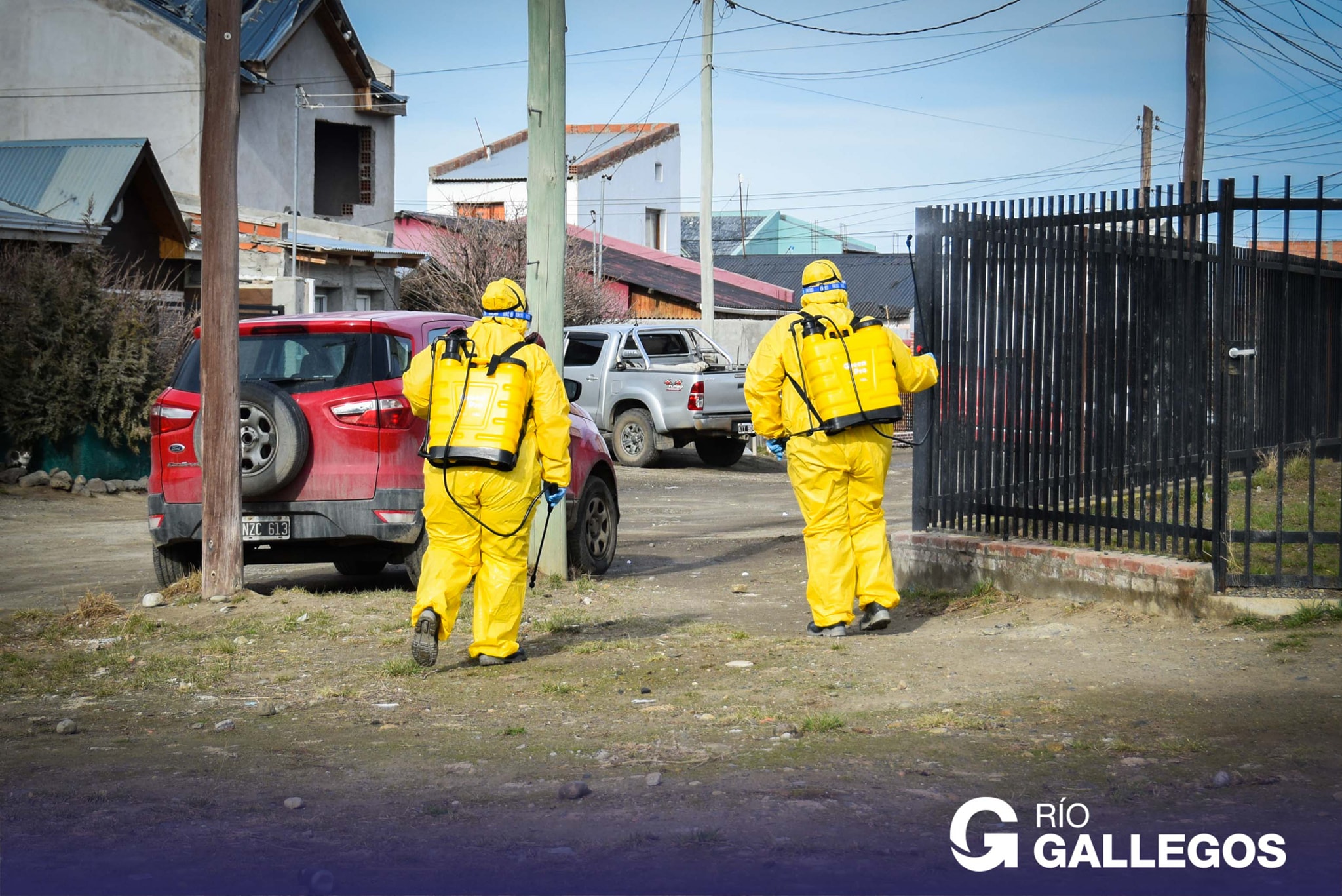 Desinfección en los barrios