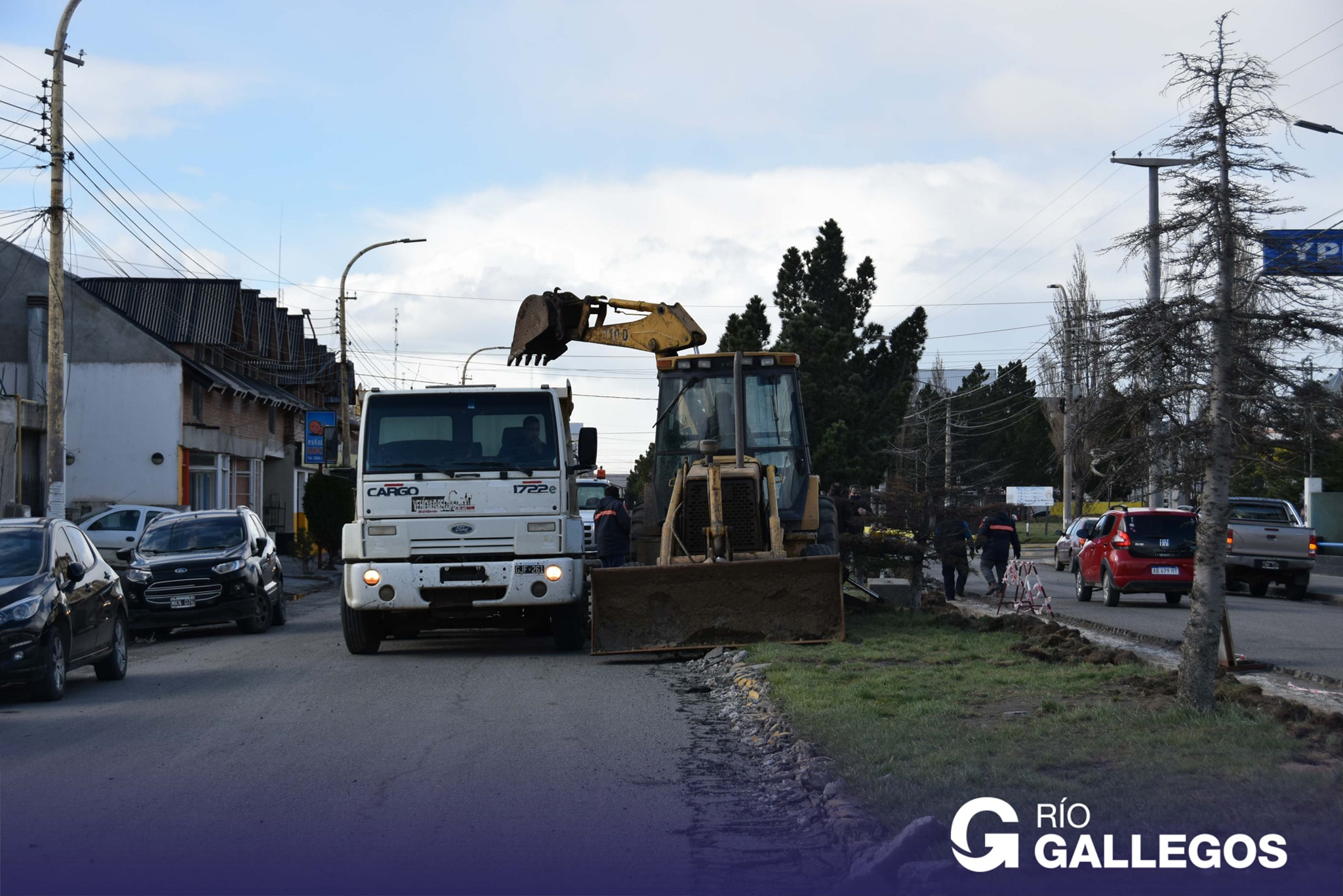 obras de ensanche de la Avenida San Martín